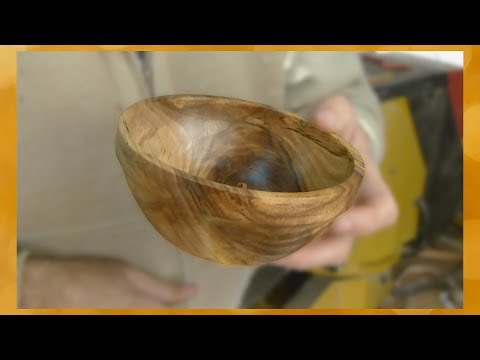 Видео: Пиала из Грецкого Ореха на Токарном станке