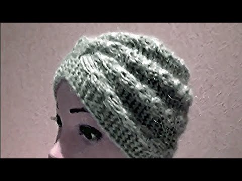 Видео: Вязание чалмы трансформера,часть2.