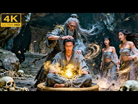 Видео: Дикарь в пещере оказался мастером и даровал парню древнюю силу, чтобы стать №1!