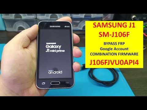 Видео: Samsung J1 Mini Prime (SM-J106F)/BYPASS FRP/google account/J106FJVU0ARE1. Сброс аккаунта комбинашкой