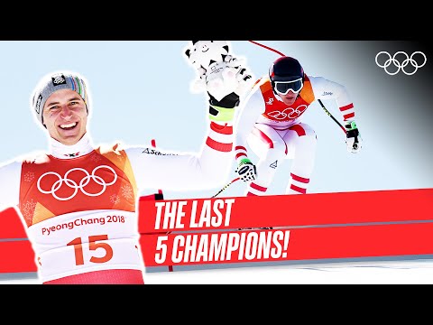 Видео: Горные лыжи, мужчины ⛷ Последние 5 чемпионов! 🥇