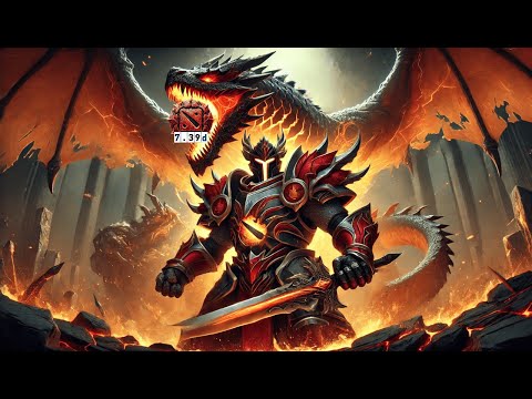 Видео: И без коня управлюсь на Offlane Dragon Knight Turbo Dota 7.39d