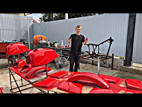 Видео: 🌟Azamat🌟 Реставрация 🏍️ЮПИТЕР 5🏍️ ЗА 5к 🤑  РАЗБОР ДО РАМЫ, ГРУНТОВКА, ПОКРАСКА, КАПИТАЛКА ДВИГАТЕЛЯ