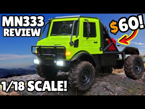 Видео: Жесткий Unimog в масштабе 1/18 всего за 60 долларов! - Обзор MN333 Unimog