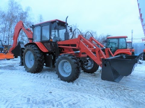 Видео: Экскаватор погрузчик ЭО 2626 ДТ 2 (на базе МТЗ 92П)