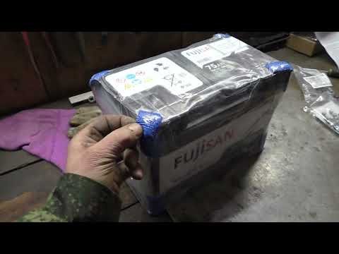 Видео: Закупился халявными электродами. Шипую резину. Акум. Fujisan 75 Ач. за 4800 р.