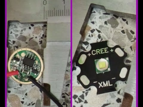 Видео: Светодиод и драйвер плюс тюнинг фонаря