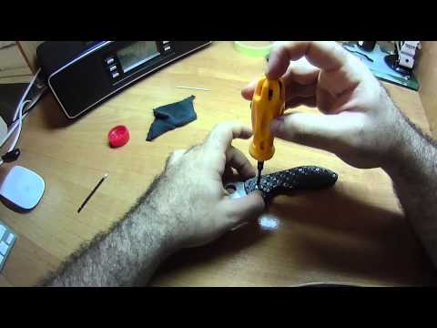 Видео: Spyderco Domino CTS-XHP - чистка, улучшение флипа и правка
