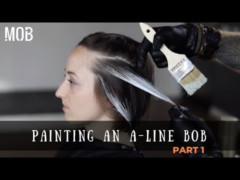 Видео: Балаяж на каре (часть 1 из 2)