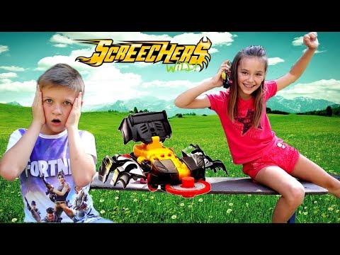 Видео: Тима ПРОИГРАЛ баттл Дикие Скричеры ДЕВЧОНКЕ? Кто КРУЧЕ играет в Screechers Wild?