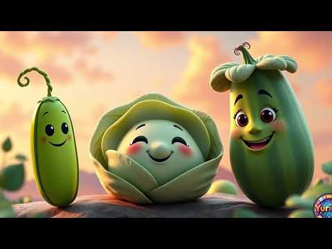 Видео: Весела пісенька для дітей про колір  Зелений