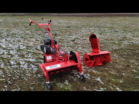 Видео: 2 в 1: КОСИЛКА/СНЕГОУБОРЩИК к мотоблоку "АГАТ"