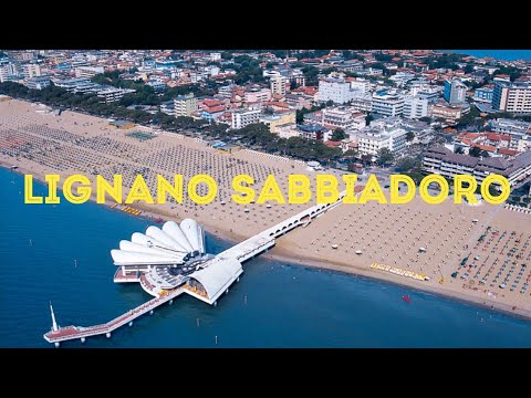 Видео: Lignano Sabbiadoro 2020/Отпуск в Италии/Линьяно/Прогулка по городу/Проминада