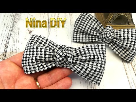 Видео: Очень Простой Бант из ТКАНИ