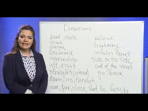 Видео: Directions / Посоки (Част I) - Учи английски с Николая, Еп. 12, Сезон 2