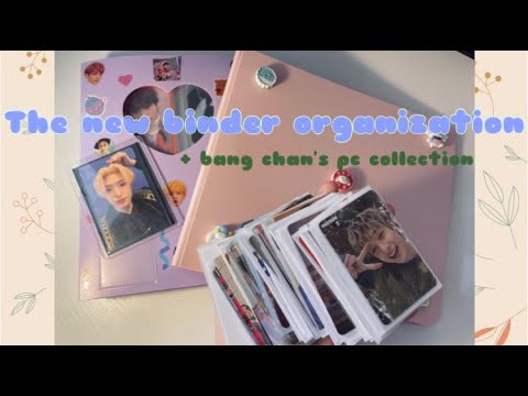 Видео: Kpop binder organization| Реорганизация коллекции| Новый биндер на 6 ячеек| Bang Chan pc collection