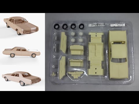 Видео: Набор для самостоятельной сборки: Dodge Polara 1972 | NEO Scale Models | Обзор масштабой модели 1:43