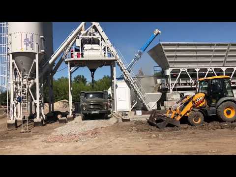 Видео: Купить бетонный завод. Гранит-60