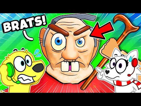 Видео: Сможем ли мы ИЗБЕЖАТЬ НАШЕГО ЗЛОГО ДЕДУШКИ в ROBLOX?! (СТРАШНЫЙ ОББИ)