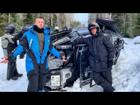 Видео: Переворачиваемся на багги стоимостью с квартиру? Зимний тур в Карелии с ATV-TRAVEL