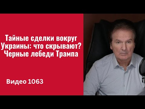 Видео: Тайные сделки вокруг Украины: что скрывают? Черные лебеди Трампа / №1063/ Юрий Швец