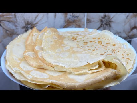Видео: Блины на молоке — универсальный рецепт на все случаи!