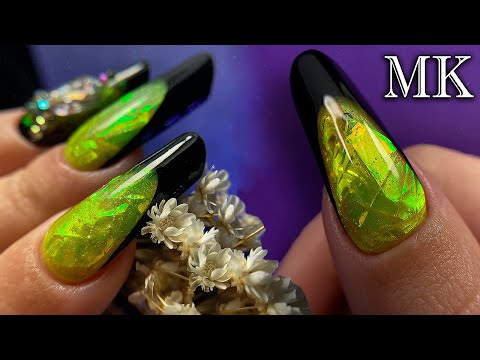 Видео: МК Для ЛЕНИВЫХ.🔥Вулканический Дизайн. БЫСТРОЕ ВЫРАВНИВАНИЕ. ЛайфХак для КОРОТКИХ/Длинных Ногтей.nail