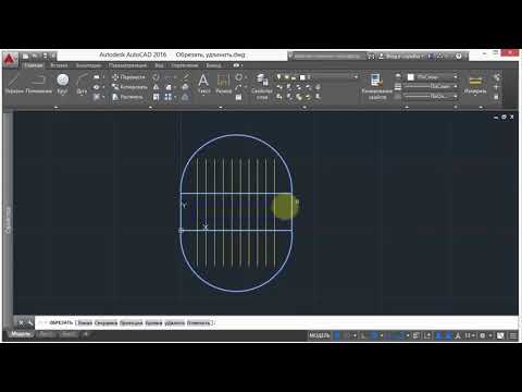 Видео: 4. Обрезать, удлинить (AutoCad)