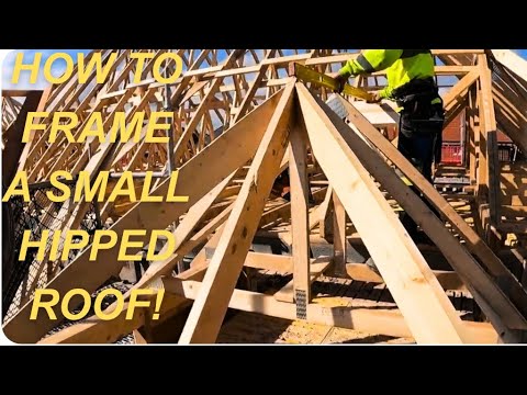 Видео: Как построить небольшую шатровую крышу! 🪚 🔨