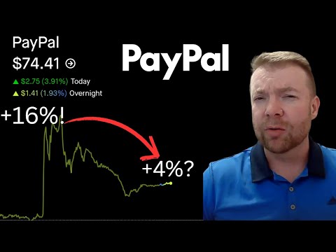 Видео: Почему PayPal вырос на 16% и упал? | Доходы PYPL