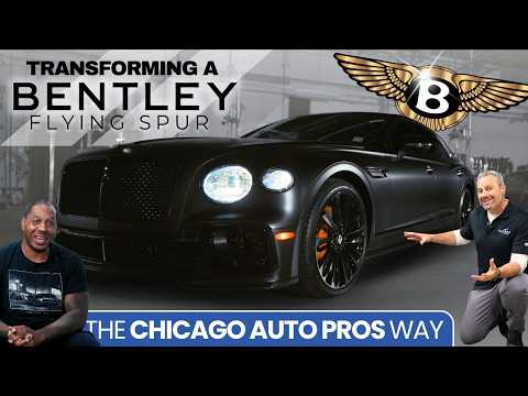 Видео: Bentley Flying Spur переходит в режим СТЕЛС! | Полный автомобиль XPEL PPF