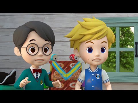 Видео: Робокар Поли - Уроки безопасности с Эмбер - Когда болит живот  | Мультики про машинки