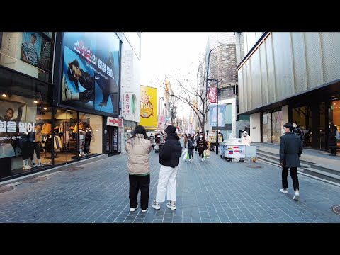 Видео: 【4K】 Прогулка по Сеулу - Мёндон - Чонгак (январь 2021 г.) (EP.71)