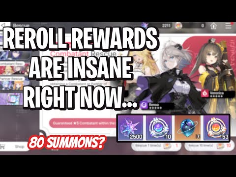 Видео: Реролл теперь так легко? Самое время для реролла! [Кошмар Chaos Zero]