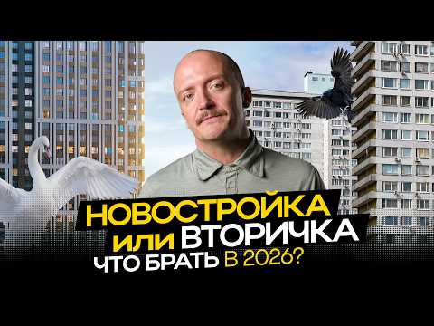 Видео: Где выгоднее купить квартиру в 2026? НОВОСТРОЙКА или ВТОРИЧКА: что учесть при выборе?