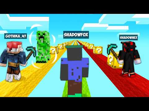 Видео: НАЙ-ЛУДИТЕ КЪСМЕТЛИЙСКИ БЛОКОВЕ!? Minecraft Lucky Block Race w/@xxshadowhexxx , @VoodooHeadsTV