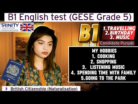 Видео: Тест по английскому языку B1 (GESE, 5 класс) | Британское гражданство SELT | Тринити-колледж Лонд...