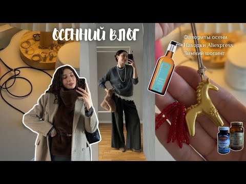 Видео: Лечу депрессию, находки с Aliexpress, зимний шопинг в СИН и Zarina, фавориты осени - влог