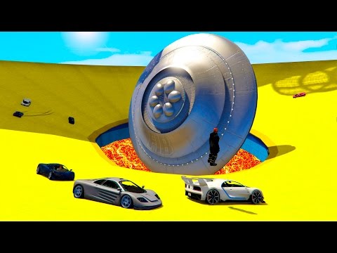 Видео: ЛАВА ПОГЛОТИЛА ДЕРБИ С ЧИТЕРАМИ И НЛО! (GTA 5 Смешные моменты)