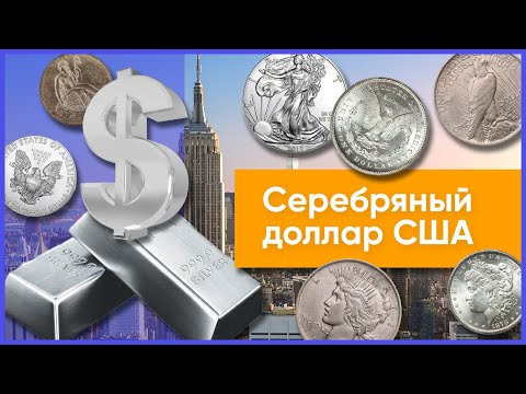 Видео: Серебряный доллар США: история монеты и ее ценность