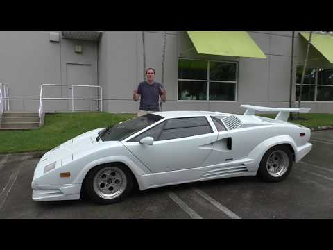 Видео: Вот почему Lamborghini Countach стоит $300 000