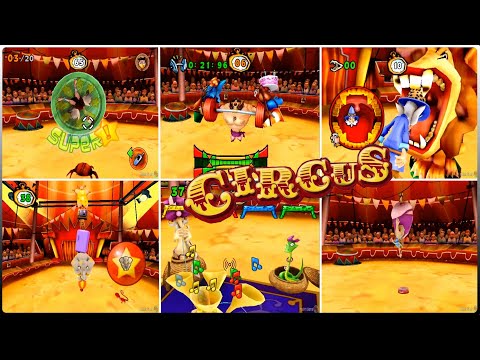 Видео: цирк - мини-игры nintendo wii