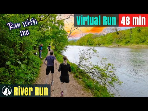 Видео: Речные гонки 🇨🇭 Швейцария Страна чудес | Виртуальный забег №114