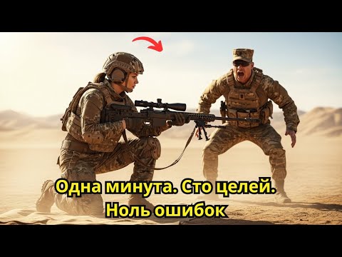 Видео: Она взяла винтовку на минуту — и поразила 100 целей подряд