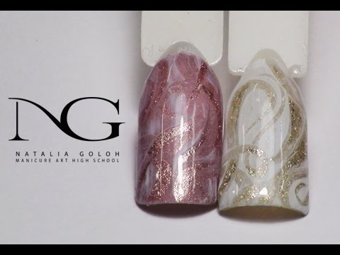 Видео: Морозные узоры на ногтях: зимний маникюр / New Years manicure