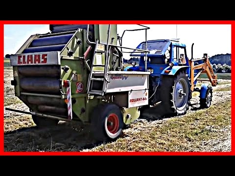 Видео: ♘㋡★МТЗ 82 и пресс-подборщик Claas 44s Rollant/MTZ 82 & baler Claas/ MTZ 82 i prasa Claas Rollant 44s