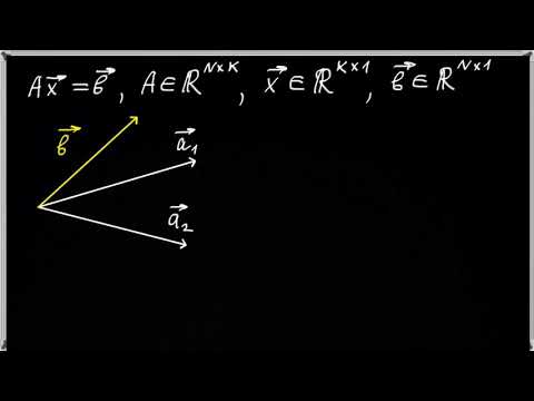Видео: Метод наименьших квадратов: геометрический подход