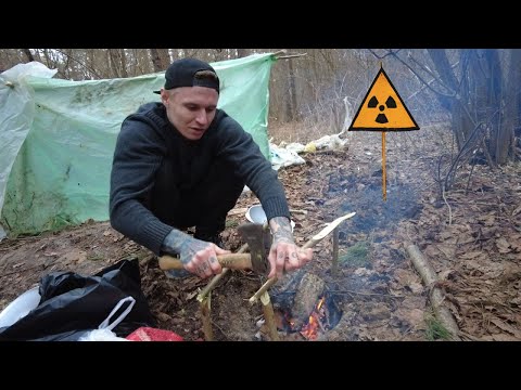 Видео: ✅НЕЛЕГАЛЬНОЕ  ВЫЖИВАНИЕ  В ЧЕРНОБЫЛЕ ❗❗ строю землянку