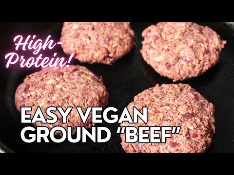 Видео: Как приготовить веганский говяжий фарш дома (с высоким содержанием белка)