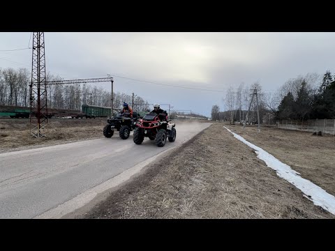 Видео: Stels Guepard 1000 против Aodes 1000 Mud Pro. Заезды литров. Кто же победил ? Давайте смотреть !